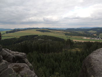 Scenic view of landscape against sky