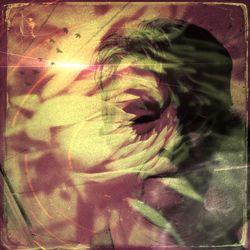 Digital composite image of woman