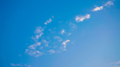 Low angle view of clouds in sky