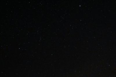 Low angle view of star field