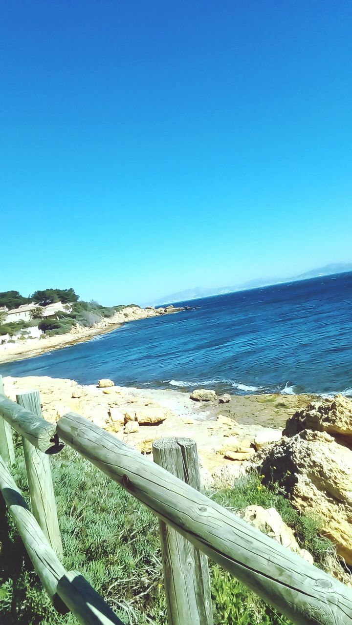 sea, water, nature, scenics, blue, tranquil scene, horizon over water, beauty in nature, beach, tranquility, clear sky, day, outdoors, no people, sky