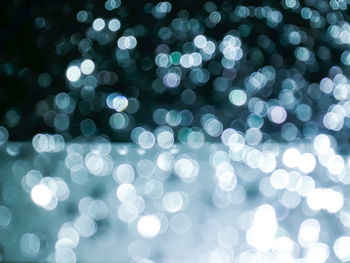 Defocused image of lights