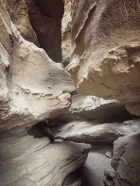 Rock formations in desert