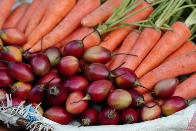 Full frame shot of vegetables