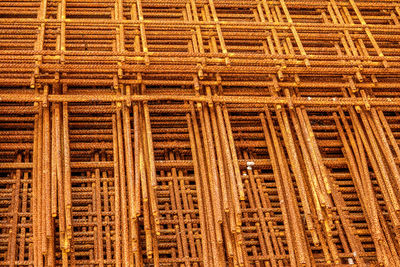 Full frame shot of wicker