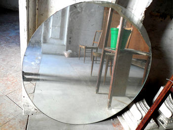 Empty seats in building