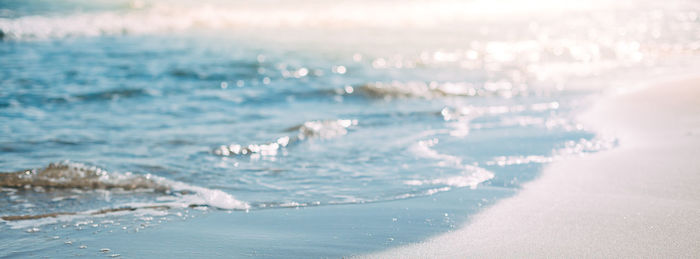 Panoramic view of beach