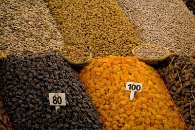 Close-up of food in market