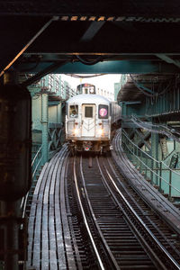 Railroad station platform