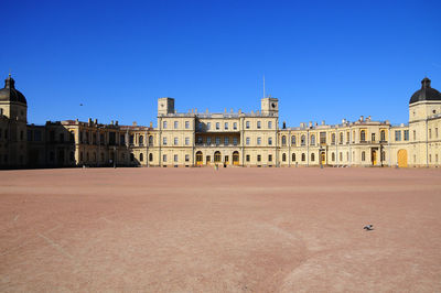 Buildings against blue sky