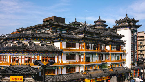 Low angle view of building against sky