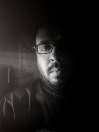 Close-up portrait of young man