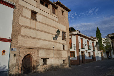 View of the albaicin neighborhood in granada in spain