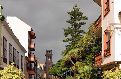 Mid distance view of iglesia de la concepcion in town