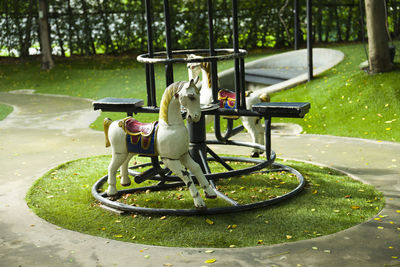 Bench in park