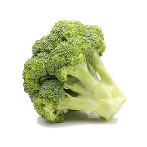 High angle view of vegetables against white background