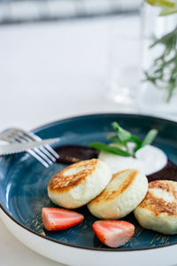 Close-up of food in plate