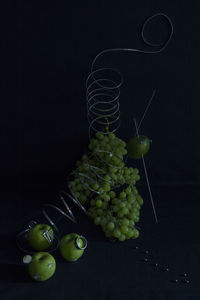 Close-up of christmas decorations on table