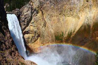 View of waterfall