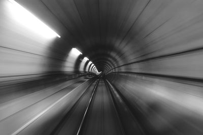 Illuminated tunnel