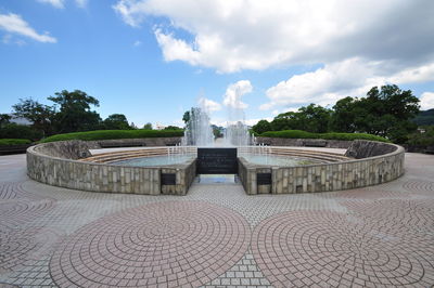 View of swimming pool against sky