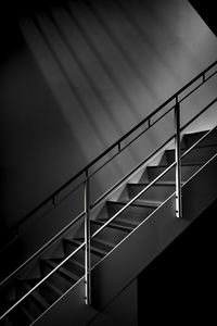 Low angle view of staircase against building