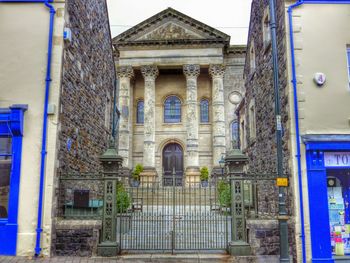 Low angle view of old building