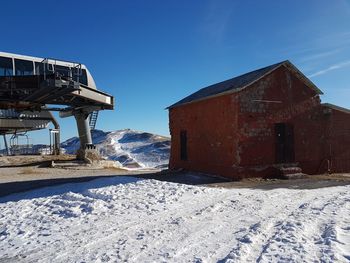 Built structure against clear sky