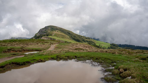 Scenic view of landscape against sky