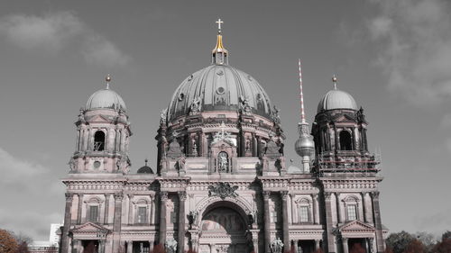 Low angle view of cathedral against sky