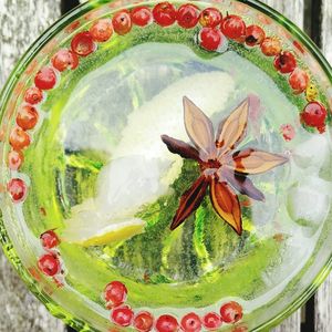 Close-up of drink on table