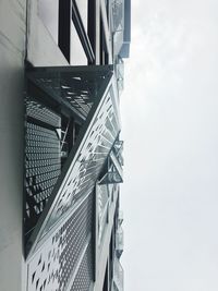 Low angle view of bridge against sky