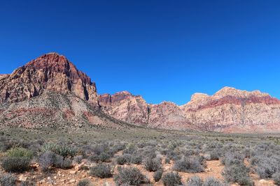 Rock formations in a desert