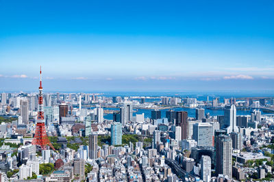 Aerial view of cityscape