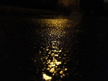 Water drops on glass