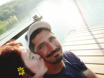 Portrait of young woman