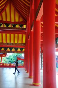 Columns in temple