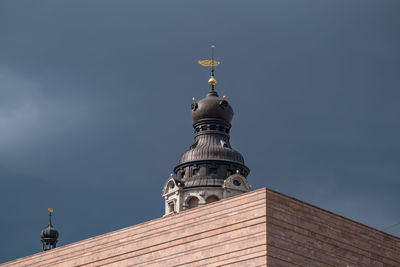 Low angle view of building against sky