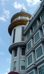 Low angle view of building against sky