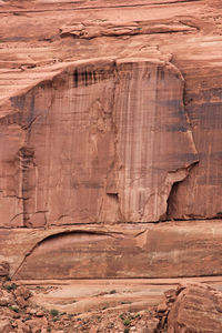 Full frame shot of rock formation