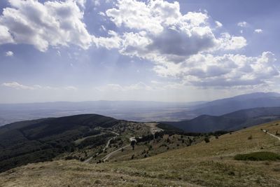 Panoramic view of landscape against sky