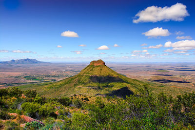 Sunny south africa graaff-reinet, valley of desolation panorama