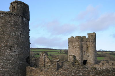 Old ruins against sky