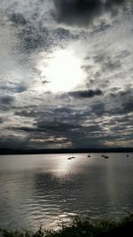 Sunset over sea
