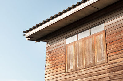 Low angle view of building against sky