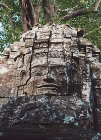 Old historical building in forest