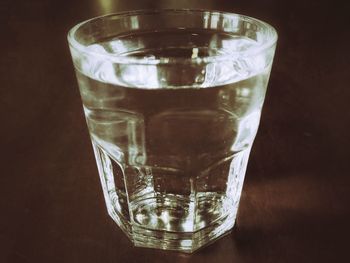 Close-up of drink in glass