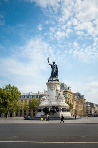 People walking at place de la republique