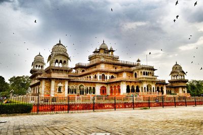 View of cathedral against cloudy sky