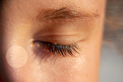 Close-up of human eye